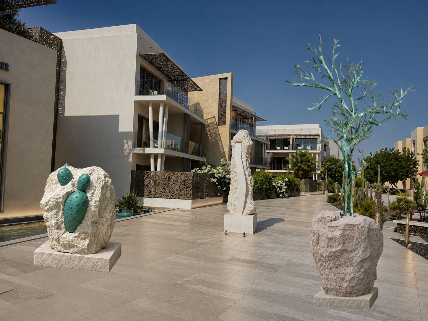 Sculpture garden